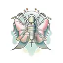 mosquito tattoo design idea