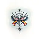 mosquito tattoo design idea