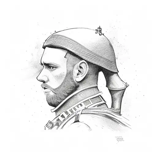 Irish Soldier tattoo design idea