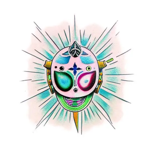 Majoras Mask tattoo design idea