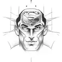 Superman  tattoo design idea