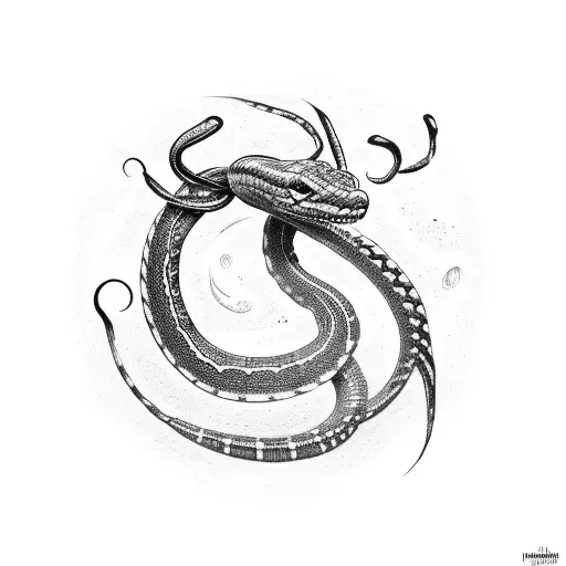 SERPENT tattoo design idea