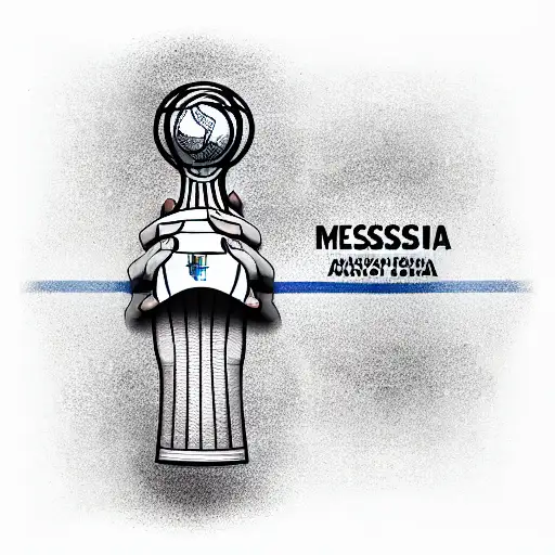 Messi, copa del mundo, argentina  tattoo design idea