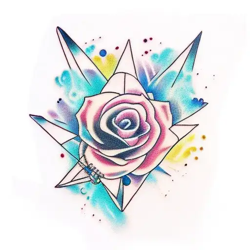 Colorful, hipster-style tattoo. for the pecoral and upper arm. Needs to be sexy. Theme : serenity tattoo design idea