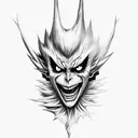Ryuk tattoo design idea