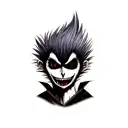 Ryuk tattoo design idea