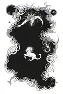 falling angle zodiac sleve tattoo tattoo design idea