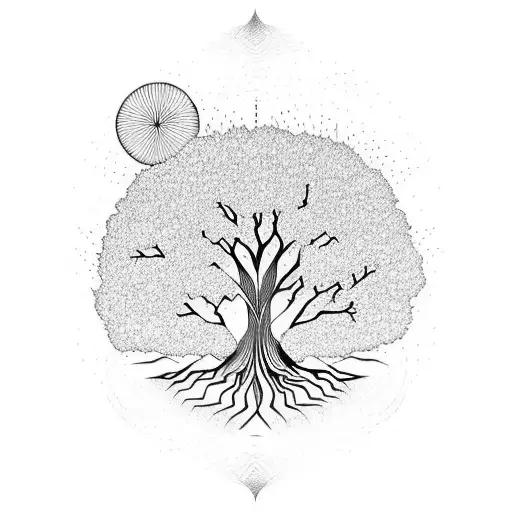 Tree of Life tattoo design idea