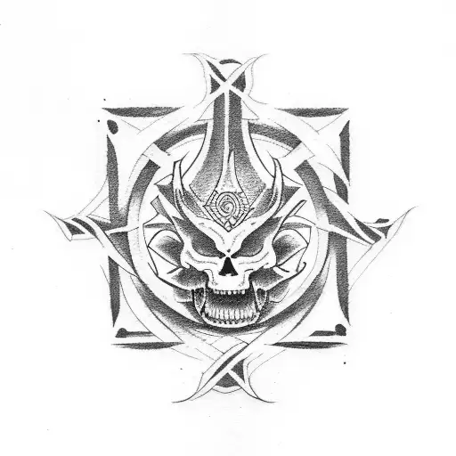 berserk sacrificial sigil tattoo design idea