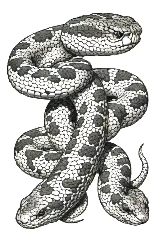 rattlesnake tattoo design idea