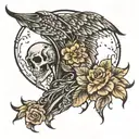 DONE'T BE AFRAID TO DREAM tattoo design idea
