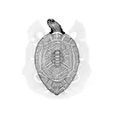 Samoan  turtle  tattoo design idea