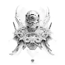 Car Part Sleeve tattoo design idea