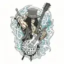 slash tattoo design idea
