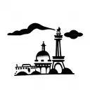 train to italy tattoo design idea