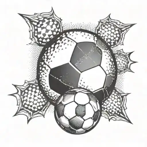 Germany Munich soccer ball tattoo design idea