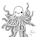 octopus hug tattoo design idea
