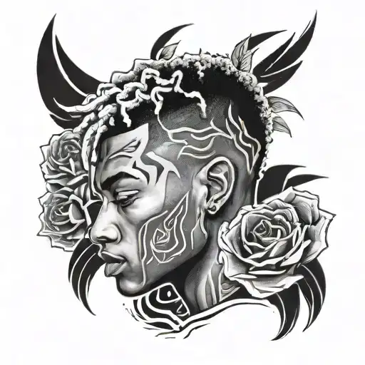 xxxtentacion tattoo design idea