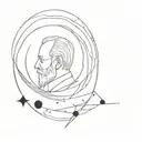 tchaikovsky and dark side of the moon   tattoo design idea