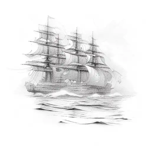 don't wait for your ship to come in. . . swim out to meet it tattoo design idea
