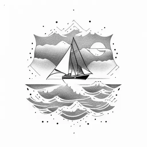 don't wait for your ship to come in. . . swim out to meet it tattoo design idea