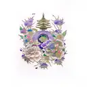 violet evergarden tattoo design idea