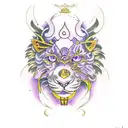 violet evergarden tattoo design idea