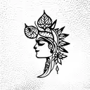 laxmi  tattoo design idea