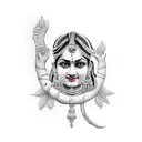 laxmi  tattoo design idea