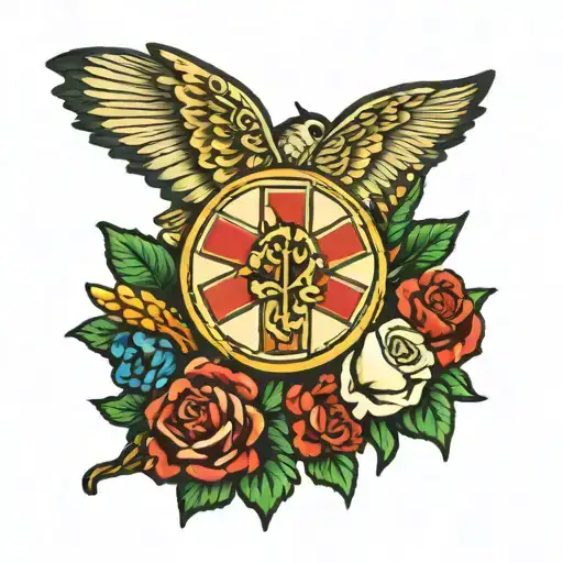medical patch plaster tattoo design idea