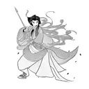 Mulan Disney tattoo design idea