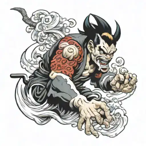 Akuma tattoo design idea