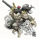 Akuma tattoo design idea