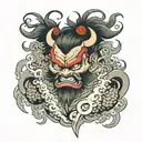 Akuma tattoo design idea