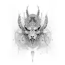 Cyber Sigilism tattoo design idea