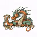 caraxes dragon tattoo design idea