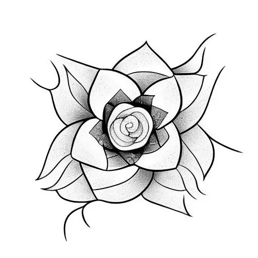 Flower  tattoo design idea