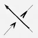  crossed arrows tattoo design idea