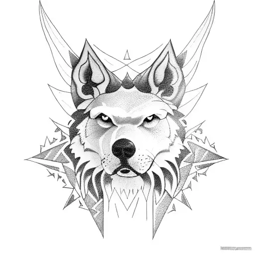 lobo tattoo design idea