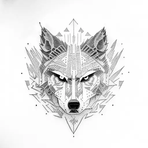 lobo tattoo design idea