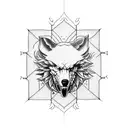 lobo tattoo design idea