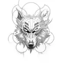lobo tattoo design idea