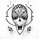 hooligans girl tattoo design idea