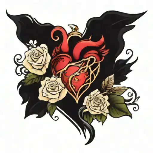 heart Wednesday  tattoo design idea