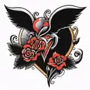 heart Wednesday  tattoo design idea