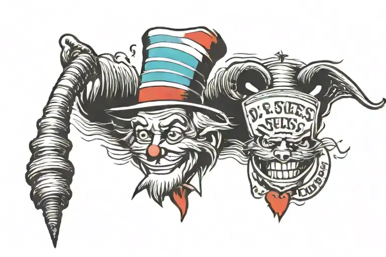Dr Suess Quote tattoo design idea