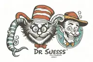 Dr Suess Quote tattoo design idea