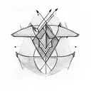 Arrow tattoo design idea