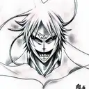 anime, bleach, bankai, Ichigo Kurasaki, tensa zangetsu, mask tattoo design idea