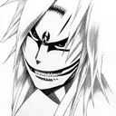 anime, bleach, bankai, Ichigo Kurasaki, tensa zangetsu, mask tattoo design idea